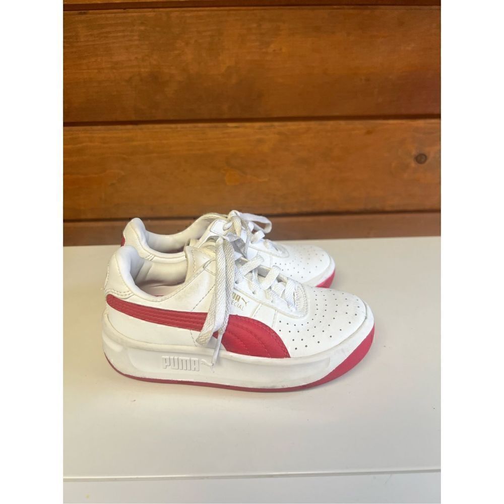 Puma Unisex Red/White Sneakers Sz 11C (Toddler) - Picture 2 of 8